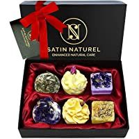 Bombas De Baño ORGÁNICAS con Aceites Esenciales 6 Piezas&quot-Momentos Divins&quot- – Regalo para Mujer y Hombre - Vegano de Alta…
